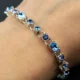 Moissanite Tennis Bracelet